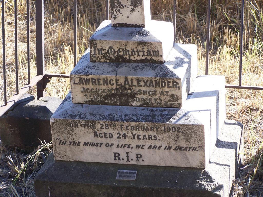 Viljoensdrift Lawrence Alexander